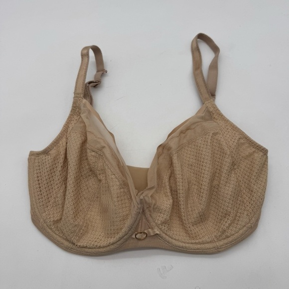 Chantelle Parisian Allure Unlined Plunge Bra - Nude Sand B1631 - Picture 3 of 6